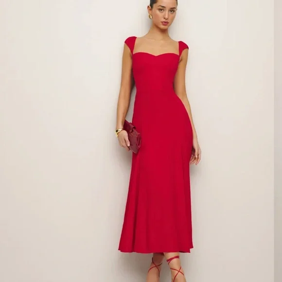 reformation bryson midi dress Reformation Bryson Midi Dress